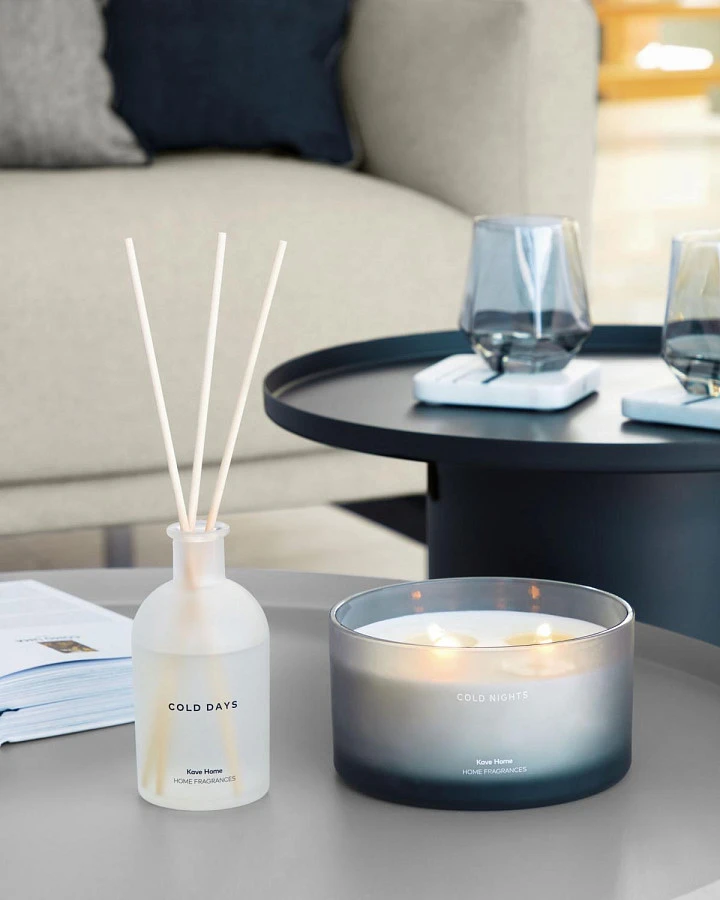 Круглый журнальный столик Fleksa серый 72см - фото 6