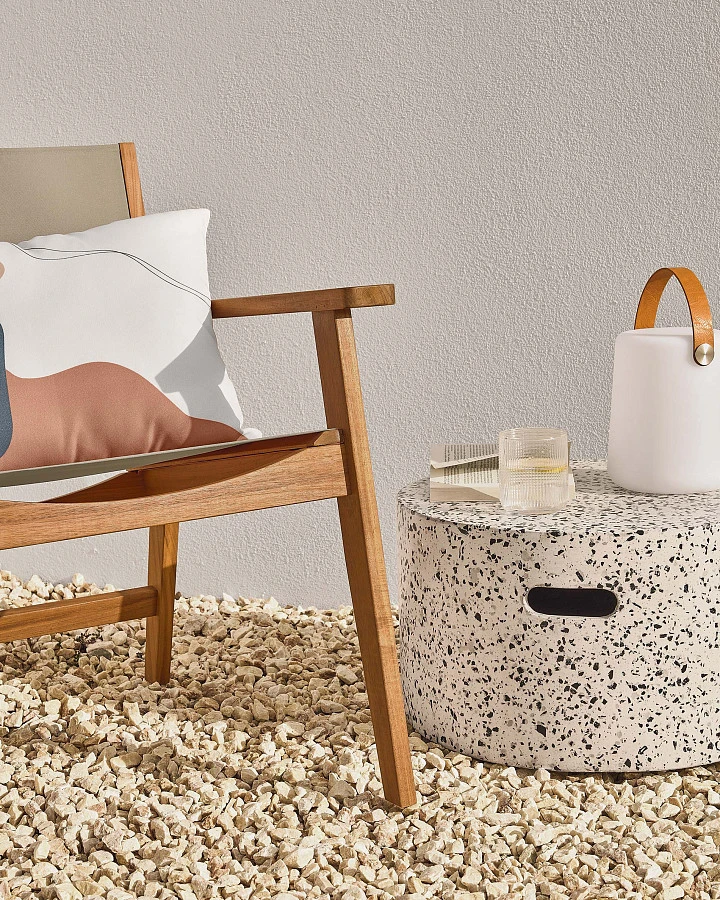 Настольная лампа Cool с коричневой ручкой - фото 4