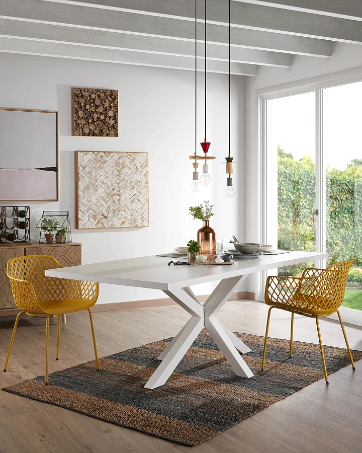 Стул-кресло Quinn желтый - фото 3