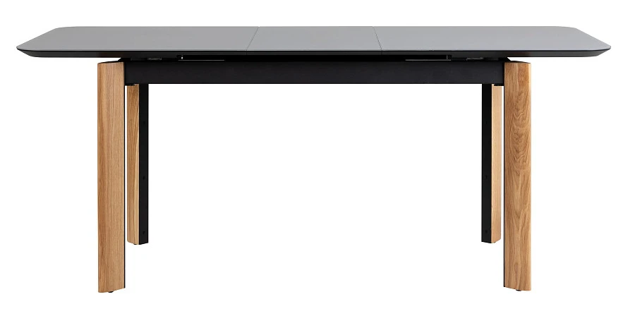 Стол раскл. Combi Glass 120-150 Automatic Natur/Dark matte glass - фото 9