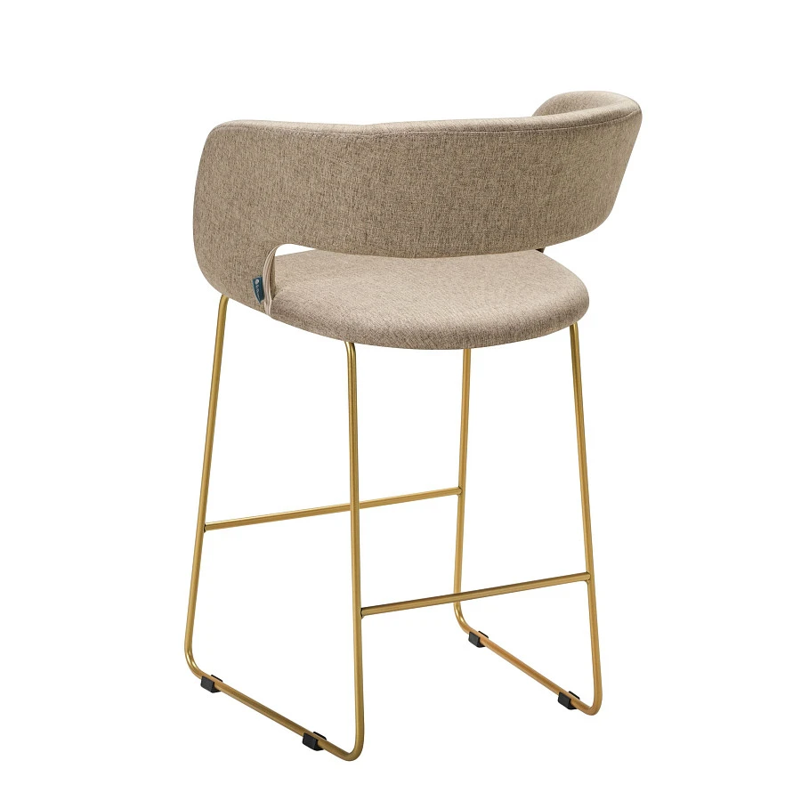 Кресло полубар Hugs beige/Линк золото - фото 3