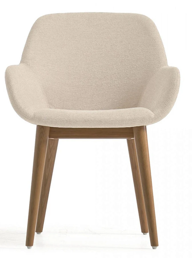 Стул Konna бежевый/массив ясеня - фото 3