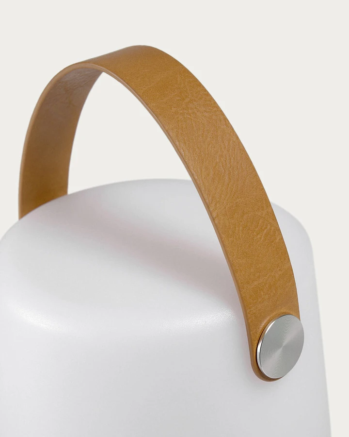 Настольная лампа Cool с коричневой ручкой - фото 8