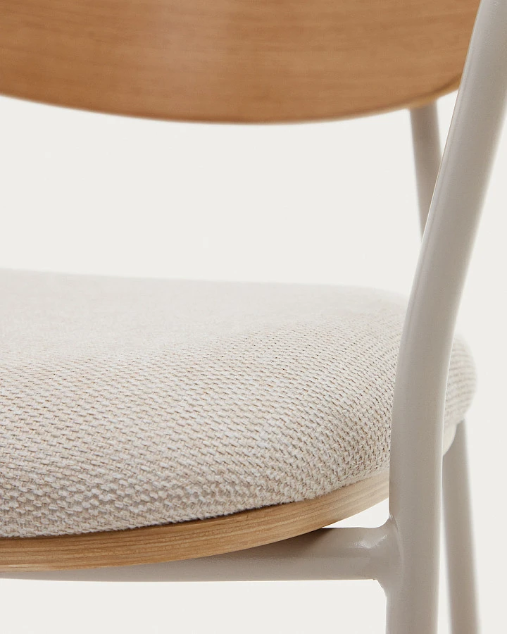 Maureen Штабелируемый стул /дуб.шпон/беж.ножки - фото 10