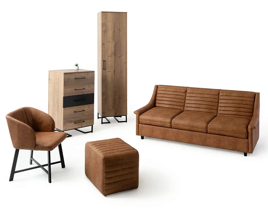 Полукресло Loft_Браун - фото 6