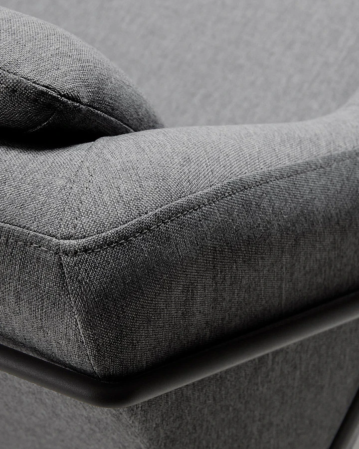 Диван Brida графитовый 128 см - фото 7