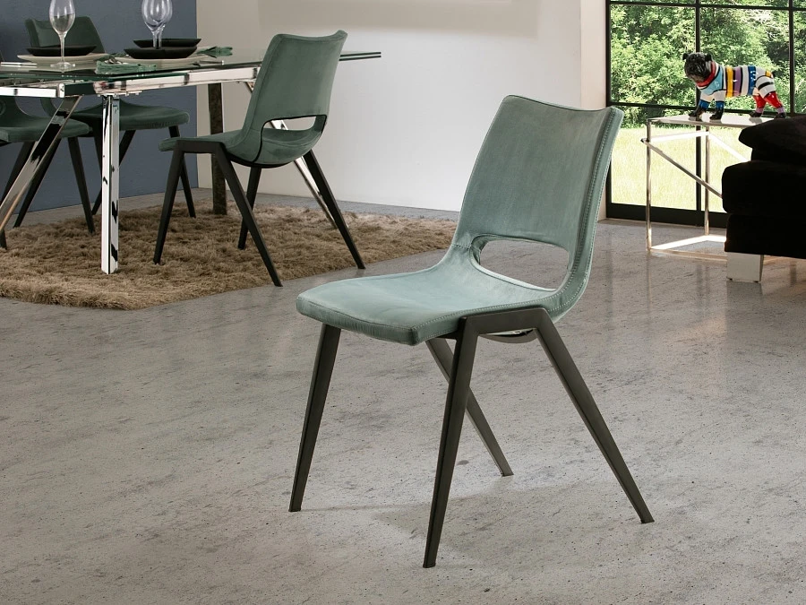 Стул Aloha цвета морской волны - фото 4