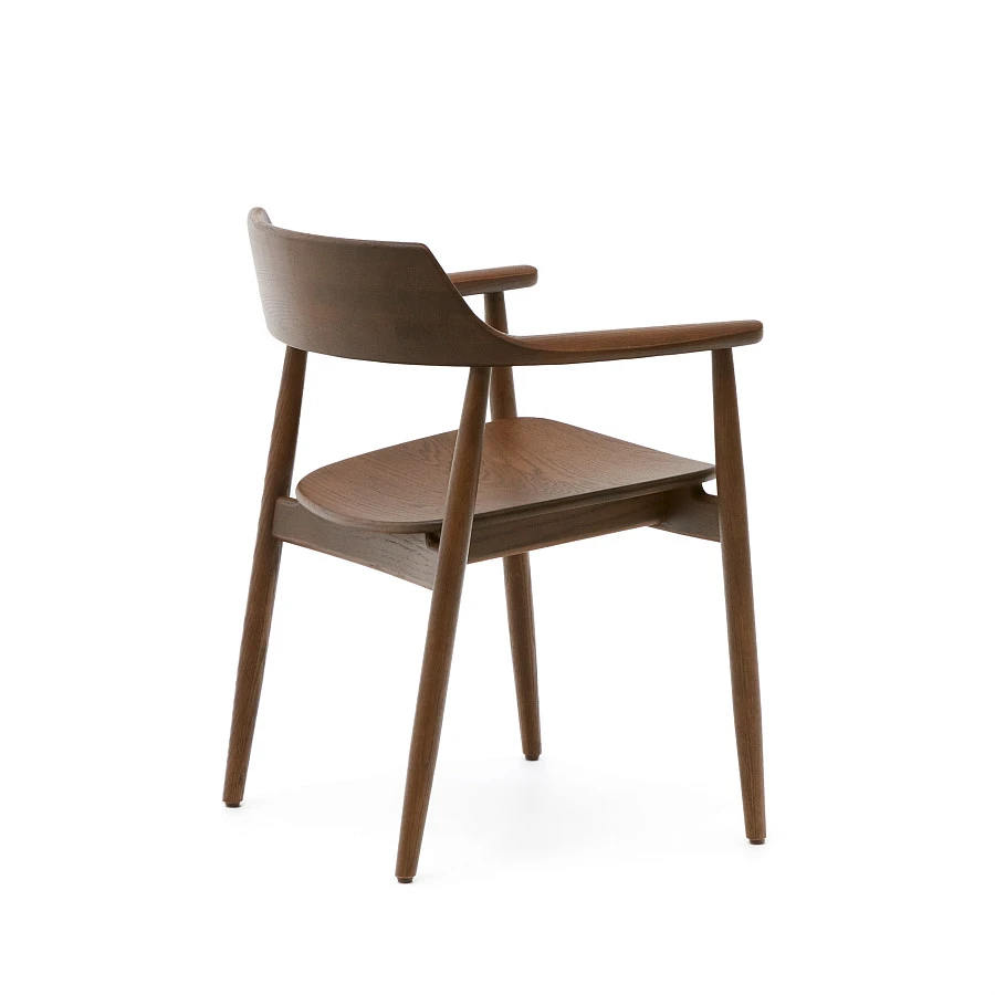 Стул Fondes из массива дуба с отделкой ореха FSC Mix Credit - фото 6