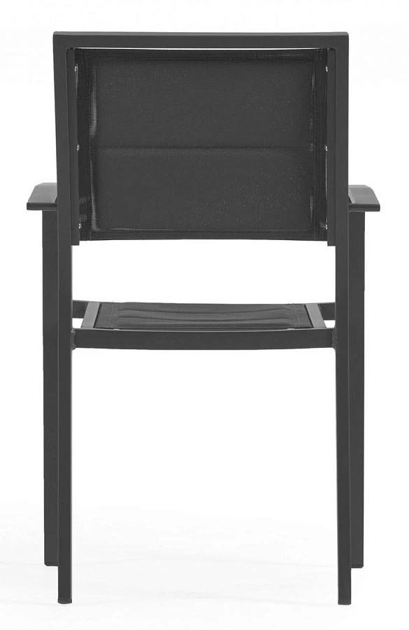 Стул садовый Sirley алюминий/черный - фото 5