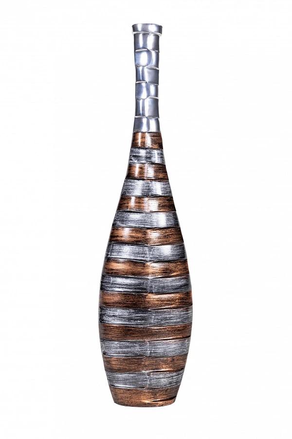 Ваза мет. средняя STRIPES 0.66x0.16x0.06м - фото 2