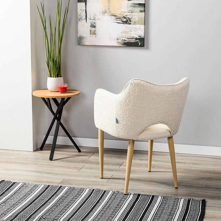 Стул Ralf Vent бежевый/нат.дуб - фото 13