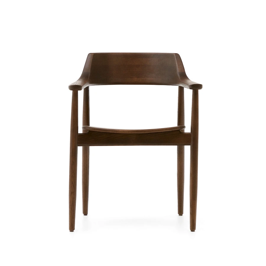 Стул Fondes из массива дуба с отделкой ореха FSC Mix Credit - фото 7