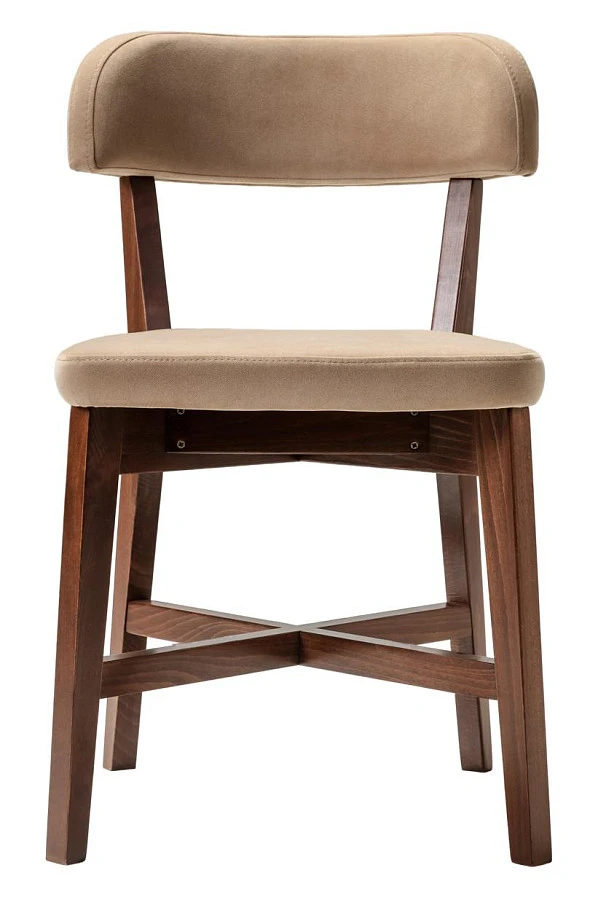 Стул Frank Pro Diag Beige/Темный орех - фото 3