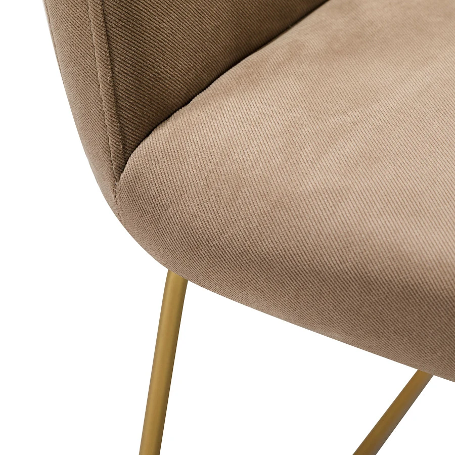 Стул Oscar Diag beige/Линк золото - фото 4