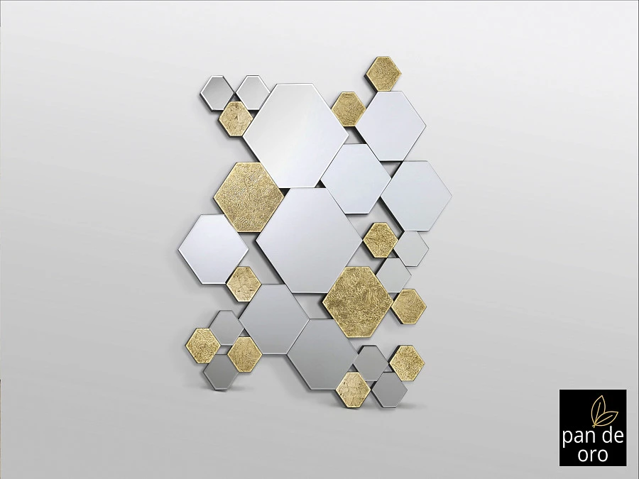 Зеркало Nadia золотое - фото 7