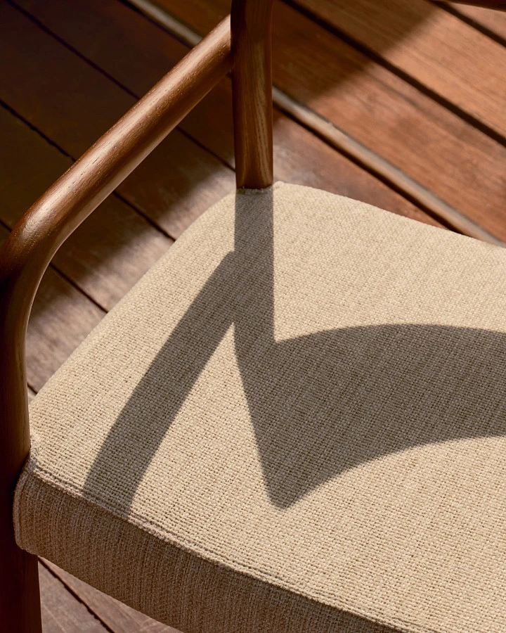 Стул Falconera со съемным чехлом из массива дуба с отделкой орех FSC Mix Credit - фото 4