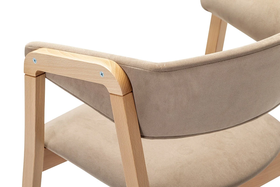 Кресло Dalia Soft Beige/Натур - фото 5