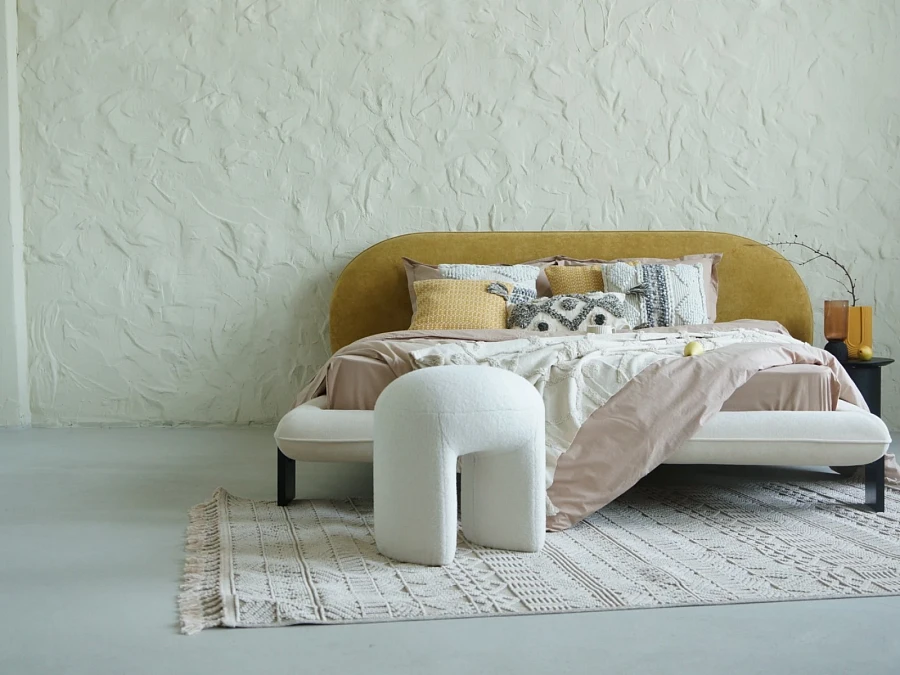 Пуф Shaggy бежевый - фото 9