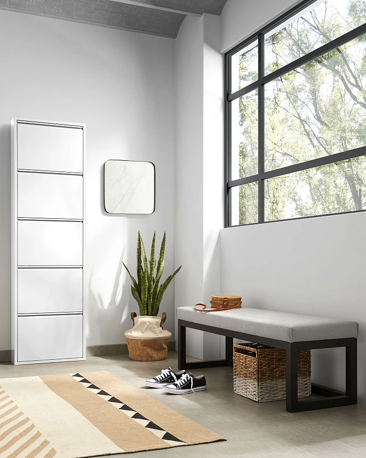 Банкетка Yola серая 128 см - фото 2