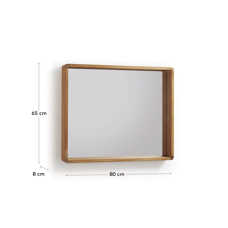 Зеркало для ванной Sunday 80x65 тик - фото 5