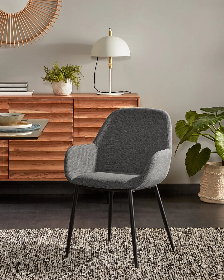 Стул Konna ткань темно-серый - фото 2