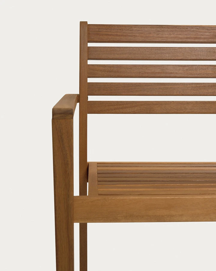 Стул Hanzel для сада из массива акации - фото 7