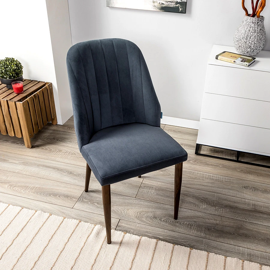 Стул Alen Diag grey_т. орех - фото 12