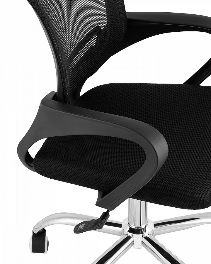 Кресло офисное TopChairs Simple New черный - фото 5
