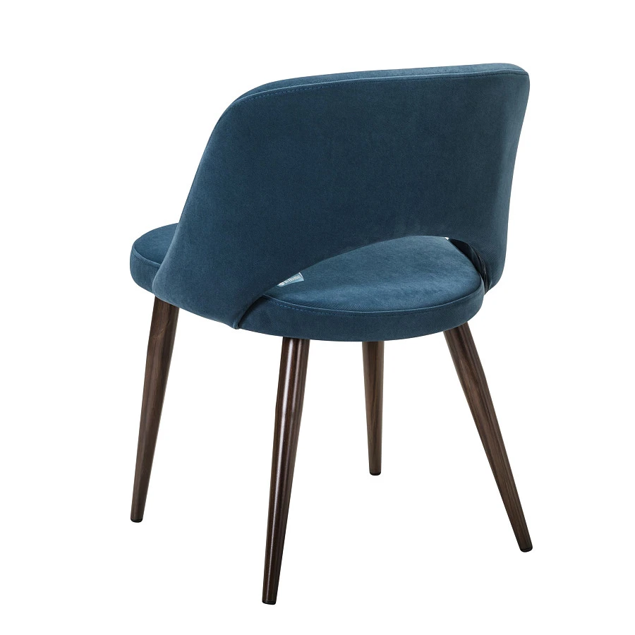 Стул Lars Diag blue/т.орех - фото 4
