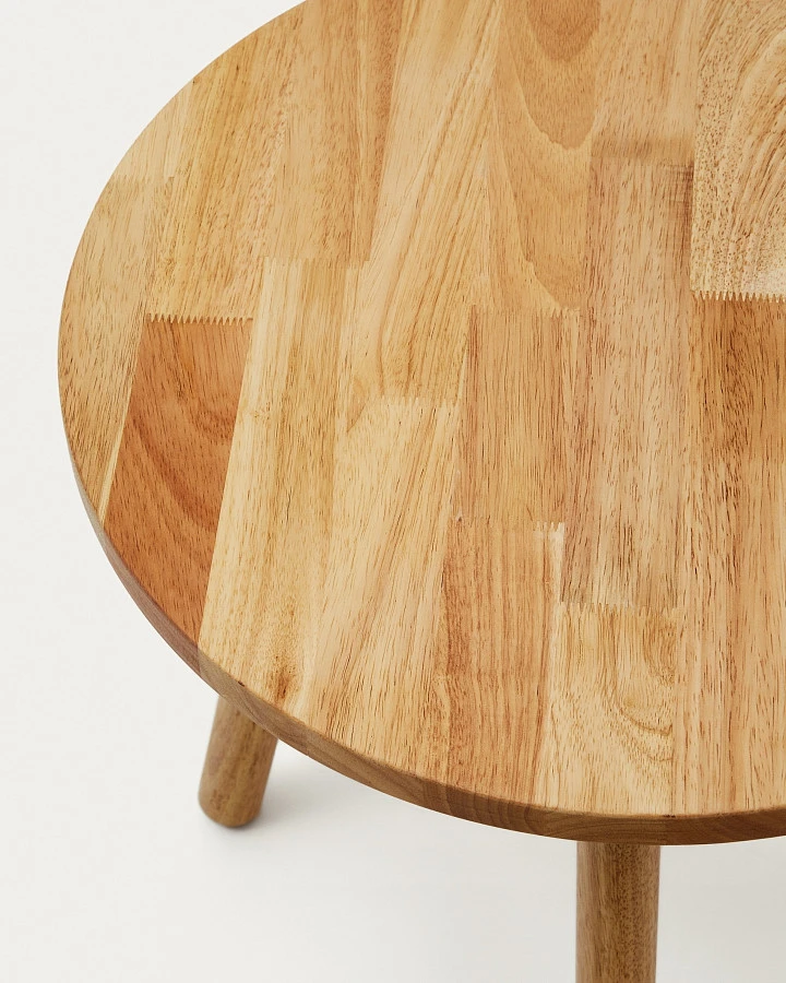 Круглый детский стол Dilcia из массива каучука Ø 55 см - фото 9