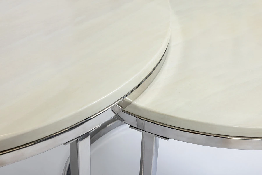 Комлпект 2 стола кофейнных Silvy Marble - фото 4