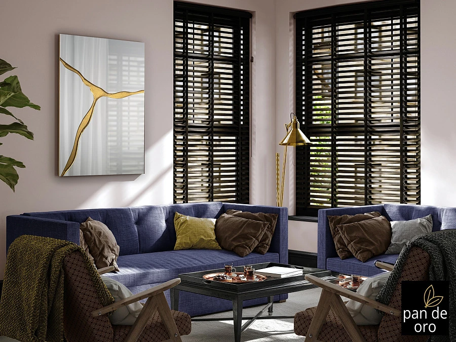 Прямоугольное зеркало Surcos золотое 80X120 - фото 7