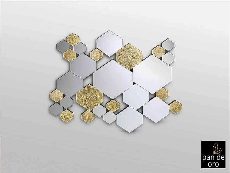 Зеркало Nadia золотое - фото 6