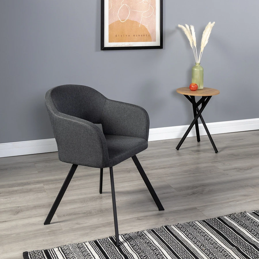 Кресло Oscar тёмно-серый/Арки - фото 8