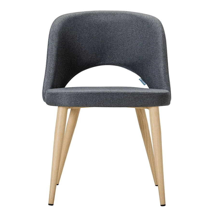 Стул Lars тёмно-серый/нат.дуб - фото 3