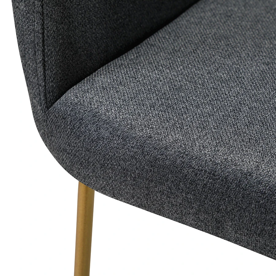 Кресло Бар. Oscar тёмно-серый/Линк золото - фото 4