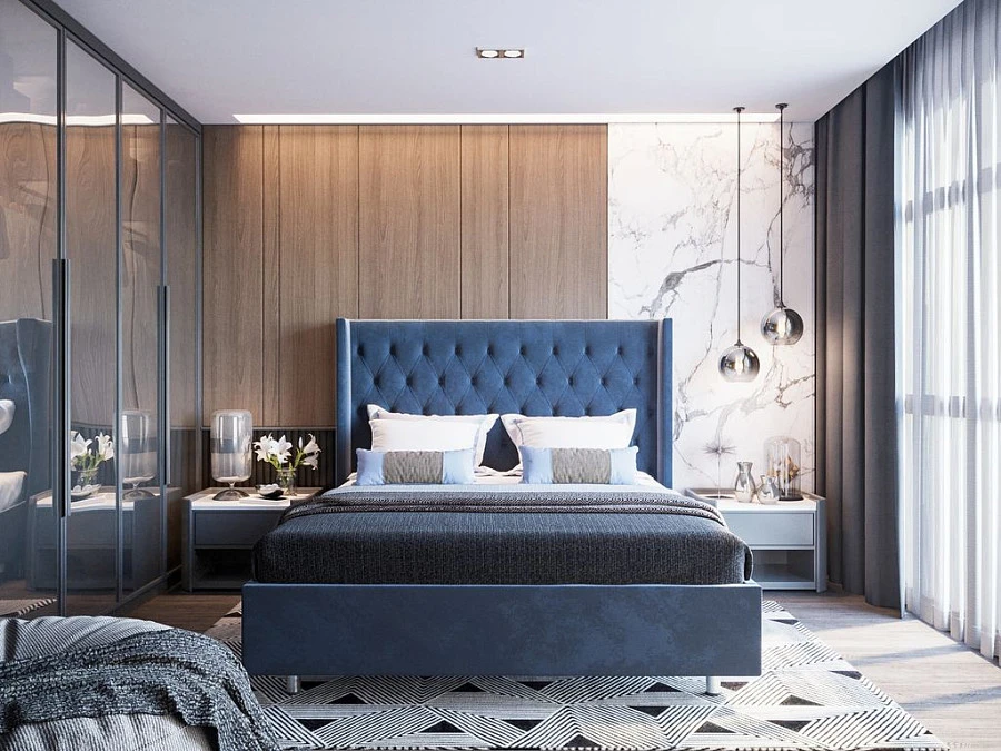 Кровать Графиня  200х200 коричневого цвета - фото 3