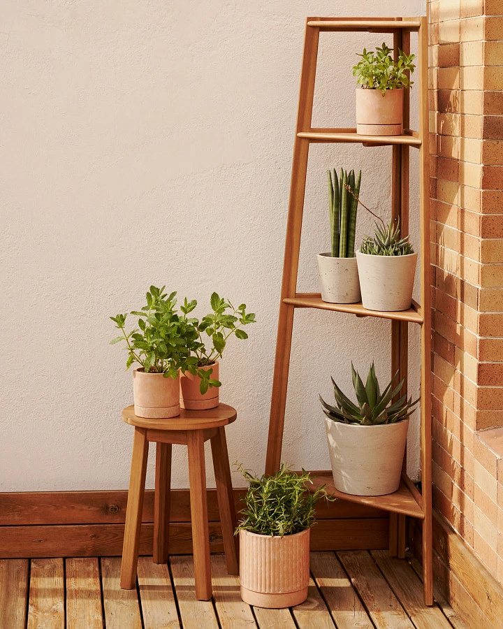 Victora Уличный стеллаж из массива акации 42 x 150 см - фото 2