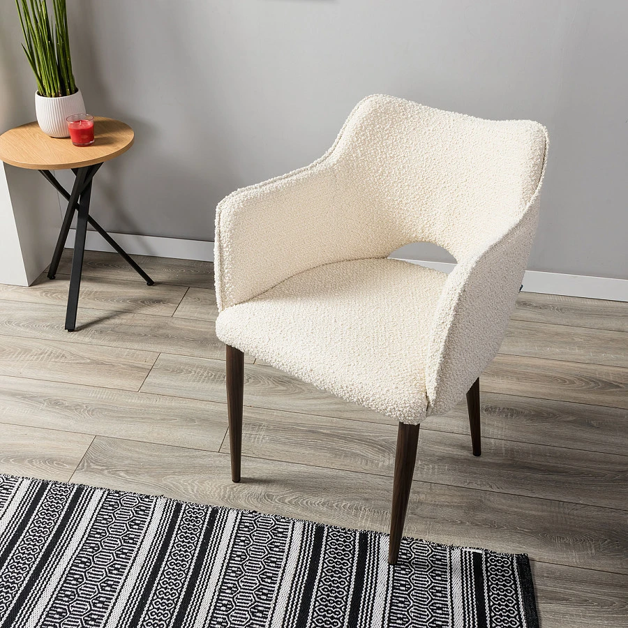 Стул Ralf Vent бежевый/т.орех - фото 8