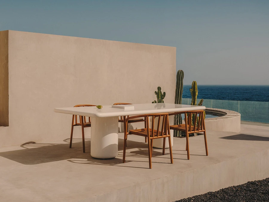 Штабелируемый стул Turqueta из массива тикового дерева - фото 6