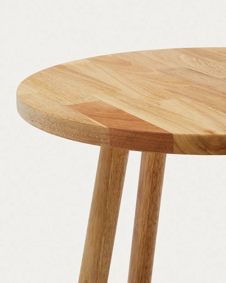 Круглый детский стол Dilcia из массива каучука Ø 55 см - фото 10