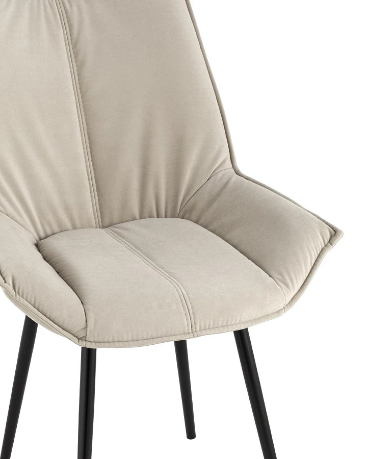 Стул Осло велюр бежевый - фото 6