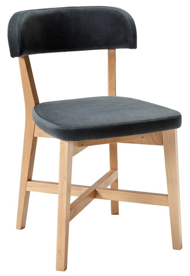 Стул Frank Pro Diag Grey/Натуральный бук