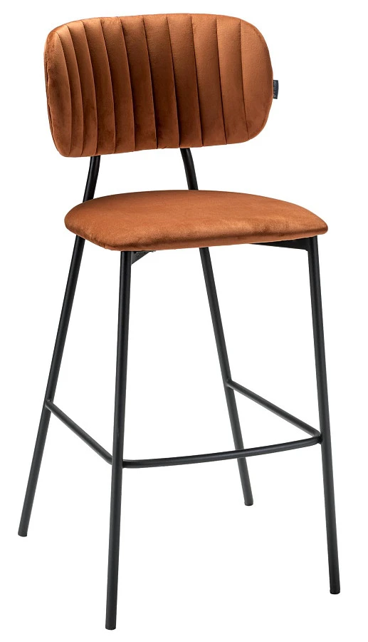 Стул барный Fendi оранж.