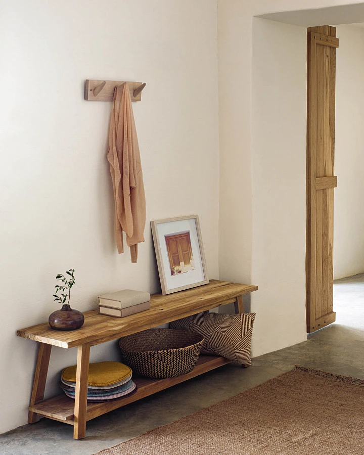 Скамья Safara из переработанного тика 150 см - фото 2