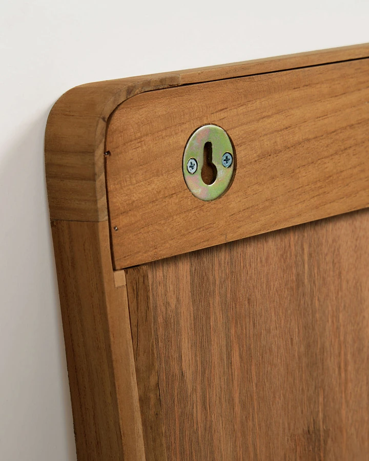 Shamel Зеркало из массива тика с отделкой под орех 45 x 70 см - фото 6