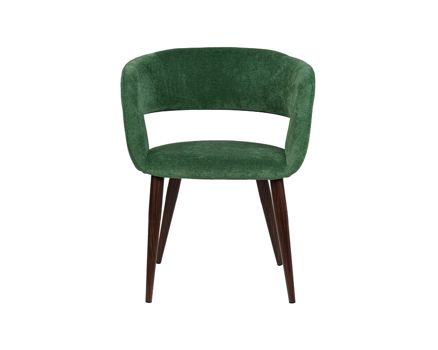 Кресло Hugs зеленый/т.орех - фото 2