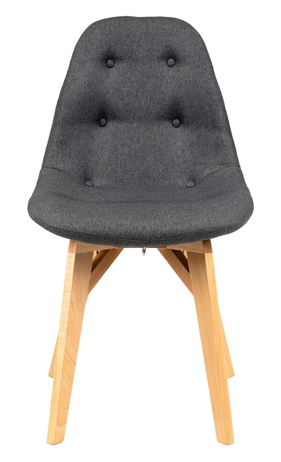 Стул Eames lite тёмно-серый/натур. Бук - фото 3