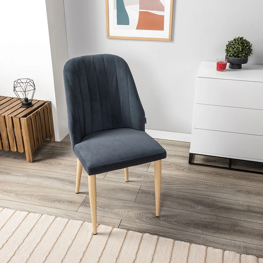 Стул Alen Diag grey_нат.дуб - фото 11