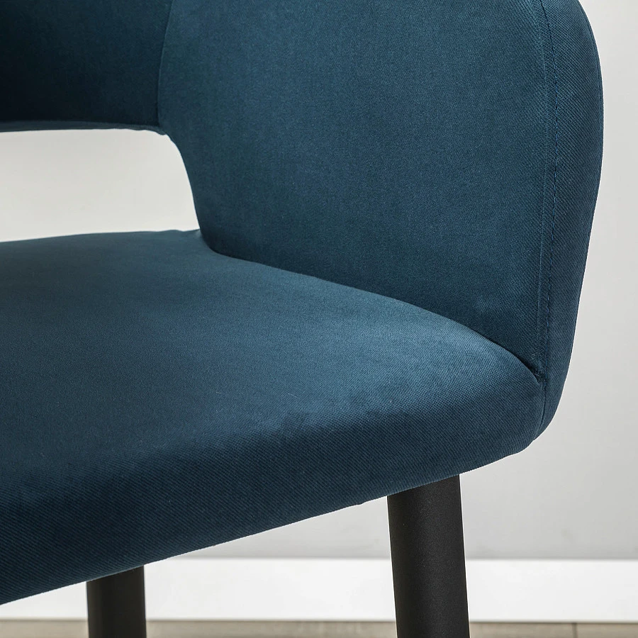 Кресло Бар.Oscar Diag blue/черный - фото 12